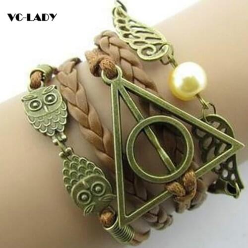 Leather Bracelet Mens Jewellery Infinity Bracelets 2018 Charms Bracelets For Women Bohemian Bracelet Bangles Dropshipping