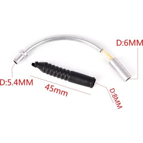 Hot V Brake Noodles Cable Guide Bend Tube Pipe Plastic Sleeves Boots Protector Hose 1 Sets MTB Mountain Bike Bicycle
