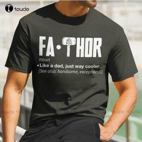Fathor Like A Dad Just Way Cooler Men T-Shirt Cotton S-5Xl Black Unisex Women Men Tee Shirt