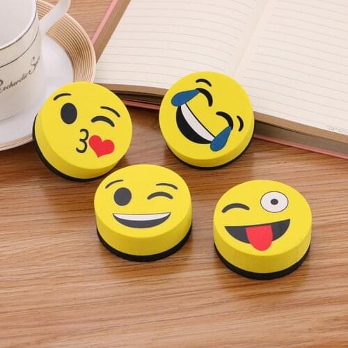 Creative Cartoon Magnetic Whiteboard Eraser Office Stationery Cute Repeated Eraser Board Sponge Whiteboard Erasers