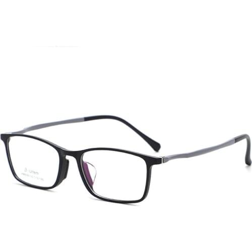 OEYEYEO The New Plastic Steel Square Rim Spectacle Frames Mens Business Casual Myopia Eyeglasses Sports Comfortable Eyewears