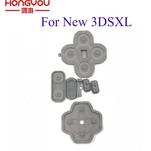 50 Sets Original Replacement Conductive Rubber Pads Set Replacement for New 3DS XL for New 3DS LL Controller