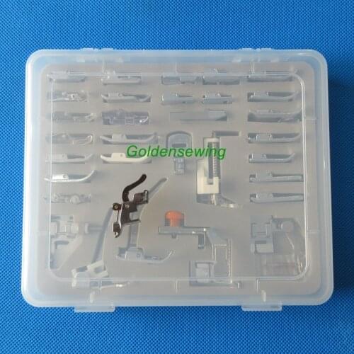 Plastic Box 32 PCS Presser-Foot for RICCAR 1010 1900 1925 1934 200 2400 2600