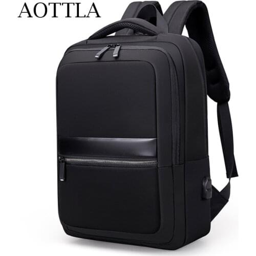 AOTTLA Male Backpack Good Quality Backpack For Laptop Wear Resistant Multi Layer School Backpack Mens Shoulder Bag Fashion Pack
