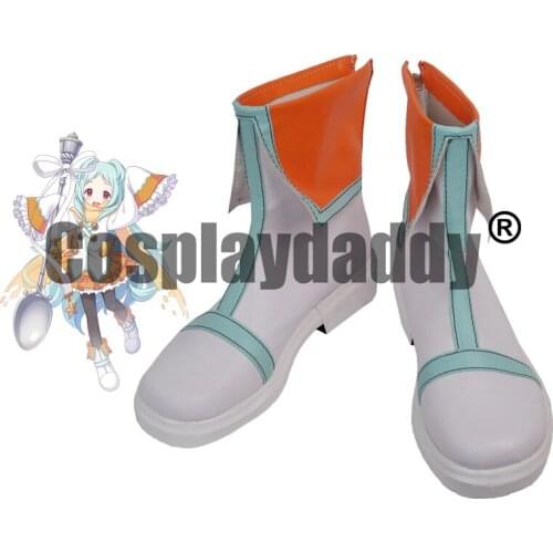 Princess Connect! Re:Dive Priconne Demon False Kingdom Army Diabolos Miyako Izumo Pudding chan Game Cosplay Shoes Boots S008