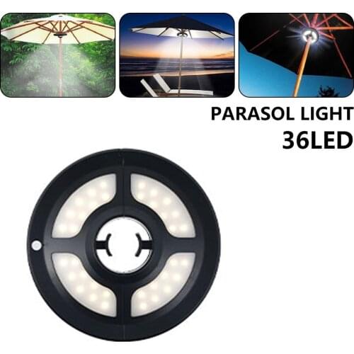 USB Outdoor Poles Tent Camping Lights Rechargeable Parasol led Lamp for Lantern Beach Garden Patio Umbrella Light