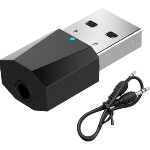 USB Wireless Bluetooth 3.5mm Audio Stereo Receiver for Car AUX Speaker Headphone