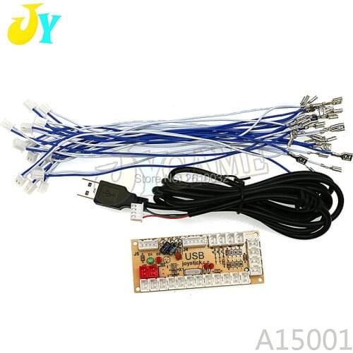 Zero Delay Arcade USB Encoder to PC Joystick and Button For MAME & Fight Stick Controls DIY Jamma Arcade Game Kit Parts
