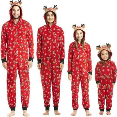 2021 Christmas Matching Family Pajamas Adult Kid Baby Family Set Matching Outfits Pajamas Romper Family Look New Years Costumes