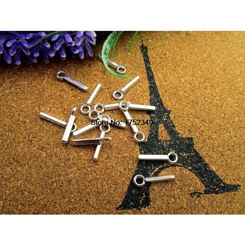 30pcs Alphabet Letter Charms, Antique Silve Alphabet/Letter I 16mm Charms Pendant