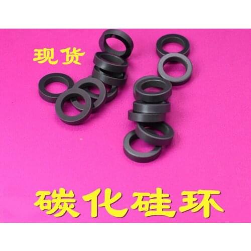5pcs Silicon Carbide Ring Seal Ring Mechanical Seal Atmospheric Sintering Reaction Sintering Seal Ring Shaft Seal Ring Gasket