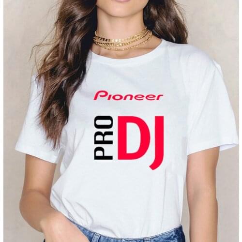 Funny Pioneer DJ Mens Streetwear T Shirt Cotton Summer DJ PRO Asian Size Casual Tee O-neck Short Sleeve Black White Tops
