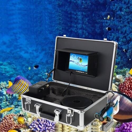 7 Inch 20M 720P Camera DVR Fish Finder Underwater Fishing Camera 2pcs White LEDs For Outdoor Fishing