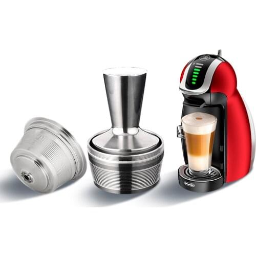 Stainless Steel Refillable Nescafe Dolce Gusto Capsules Reusable Dolce Gusto Metal Capsula Use 500times Capsulas Reutilizables