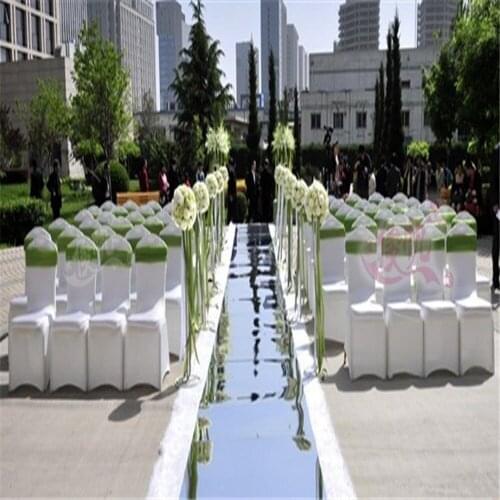 10M per lot 1m/1.2m/1.5 m Wide Fashion Gold Silver Mirror Carpet Aisle Runner For Wedding Party Decorations Supplies