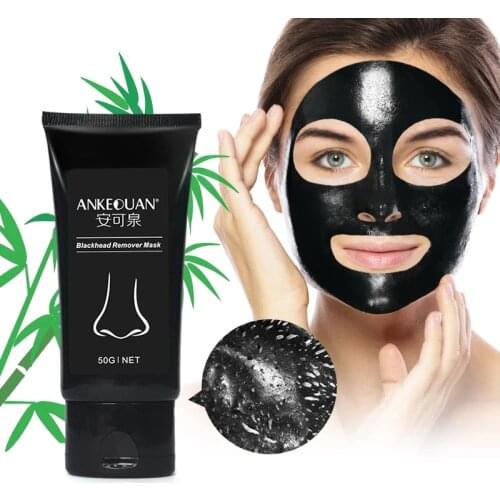 AUQUEST Bamboo Charcoal Blackhead Remover Face Mask Oil-Control Nose Black Dots Mask Acne Deep Cleansing Beauty Skin Care