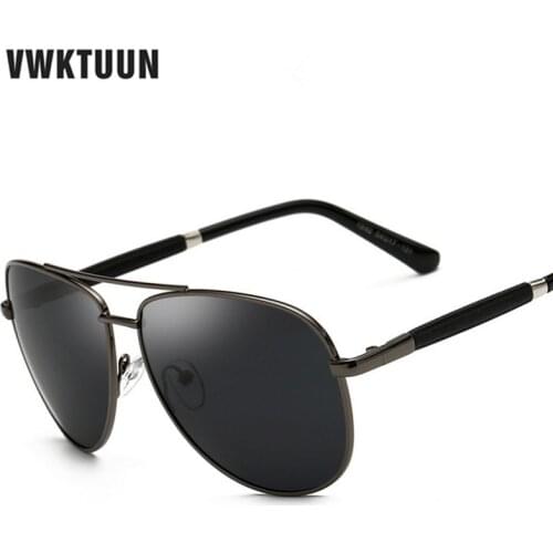 VWKTUUN Mens Sunglasses Polarized Goggles Pilot Oversized Man Fishing Driving Outdoor Sport Glasses Classic Sunglass Men Oculos