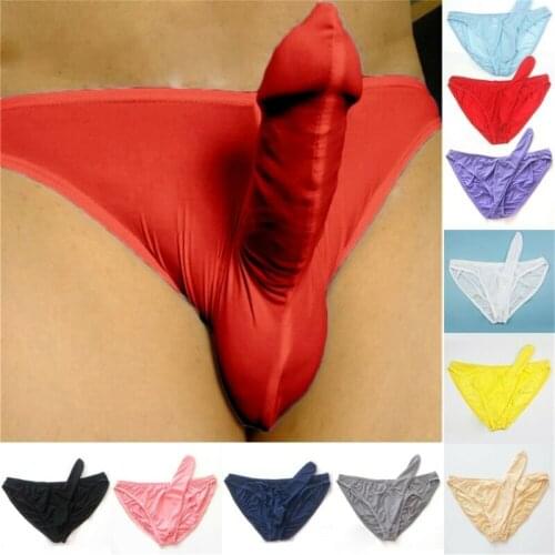 Men Underwear Elephant Bulge Pouch Briefs Panties Bikini Breathable Underpants