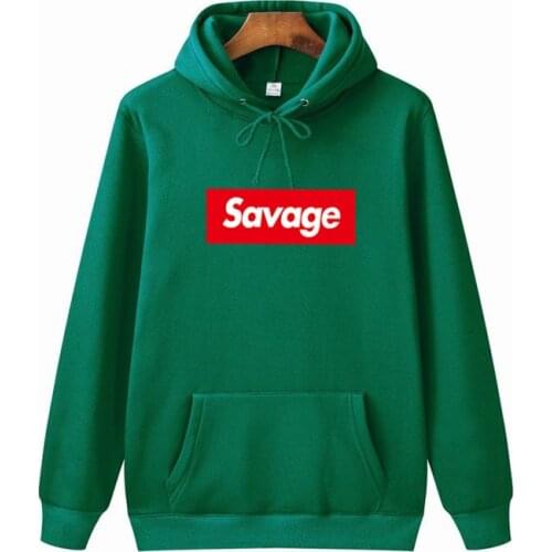 2020 Autumn And Winter Brand Sweatshirts Men High Quality Savage letter printing fashion mens hoodies Hip-Hop Male Clothing