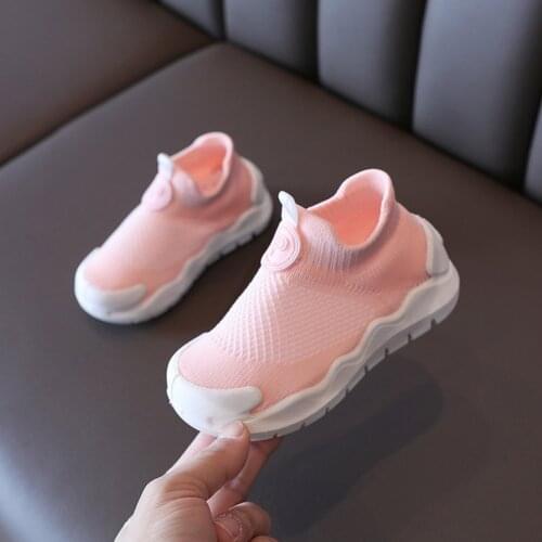 Baby Boys Girls Sneakers Anti Slip Soft Toddler First Walkers for Walking Running