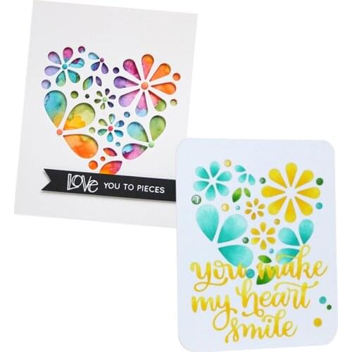 Heart Flower Floral 2018 New Cutting Dies Punch Knife for Scrapbooking Dies Metal Embossing Stamps and die for Card Making DIY