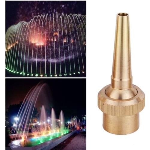NuoNuoWell Adjustable Jet UNIVERSAL Straight Pond Fountain Nozzle Pond Valve Spray Head 1/2" 3/4" 1" 2PCS-PACK
