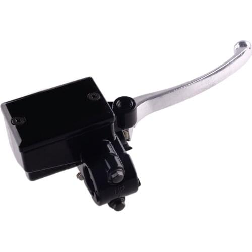 Motorcycle Front Right Hydraulic Brake Master Cylinder Control Lever for 7/8 inches (22mm) Handlebars 14mm Aluminum Alloy