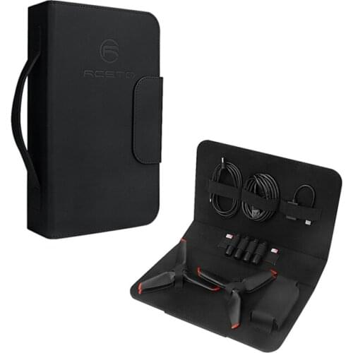 Portable Storage Bag for DJI FPV Accessories Carrying Case PU Travel Handbag Battery Data Cable Antenna Propellers RCSTQ