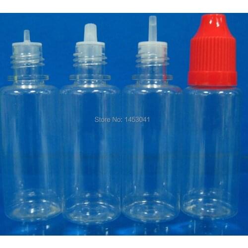 Wholesale 2500pcs Clear PET 20ML Needle Tip Dropper Bottle With Childproof Cap,empty bottle 20ml,Plastic dropper bottle