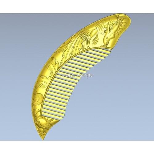 Comb with phoenix_1 3d model relief for cnc in STL file format
