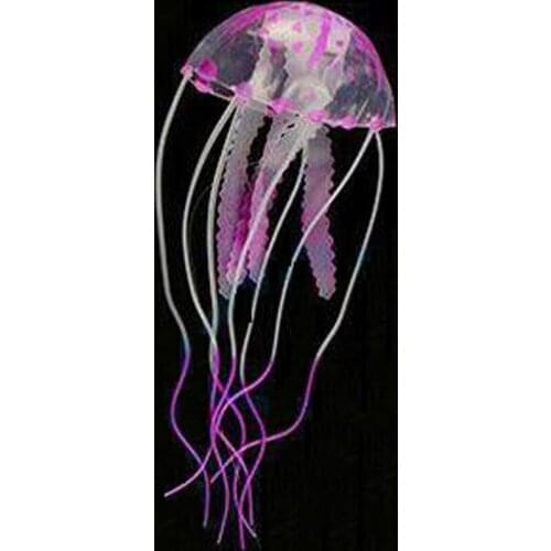 Silica Gel Simulation of Jellyfish Fish Tank and Aquarium Decoration Accessories Home Decor Fish & Aquatic Pets purple Dia
