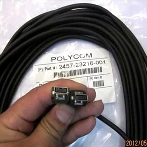 For Polycom video conferencing Group300 310 500 550 microphone extension cord pickup line