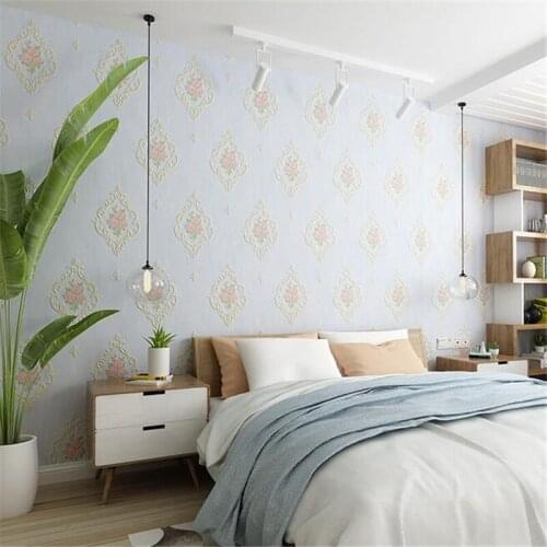 Wellyu Non-woven garden flower wallpaper wallpaper background wall 3D wallpaper living room bedroom wall paper