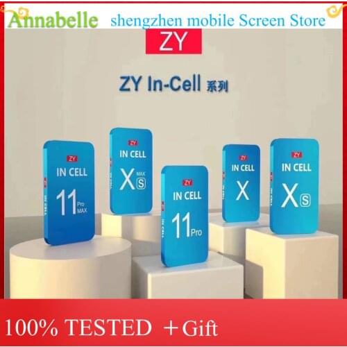 ZY Incell OLED For iPhone XR Xs Max 11 LCD Display Touch Screen Digitizer Assembly Replacement Parts For iPhone 11 Pro Max