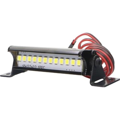 1pc 55mm RC Crawler LED Light Bar LEDs 1:10 for TRX4 90046 90048 SCX10