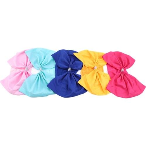 10Pcs Multicolor Wedding Bow Chair Cover Belt Satin Fabric Bow Tie Banquet Party Chair Cover Craft Decoration