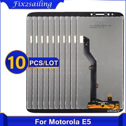 10PCS LCD Screen For Motorola Moto E5 XT1944-2 XT1944-4 LCD Display Digitizer Touch Screen Assembly For Moto E5 Display XT1944