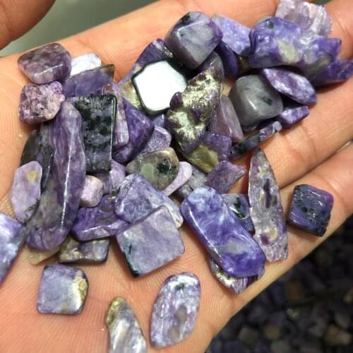 100g Natural tombado pedra de cristal roxo charoite Charoite cura