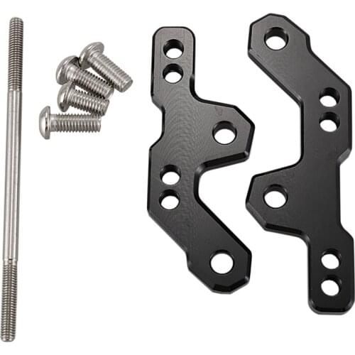 Motorcycle Aluminum Alloy Accessories Foot Pegs Rear Rearset Base For Kawasaki Ninja 250 300 Zx-300R Z250 Z300