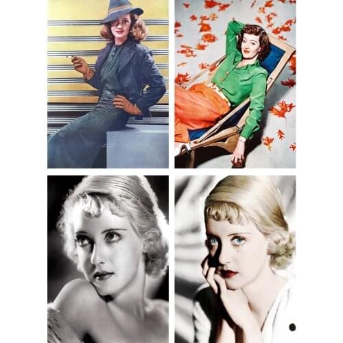 5D DIY Full diamond Embroidery mosaic Betty Davis Diamond Painting cross stitch Home decoration Art