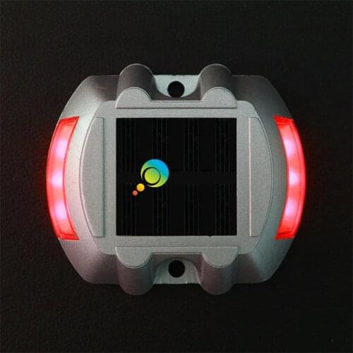 CE Rohs approved high quality aluminum flashing road stud 3M reflective solar road marker