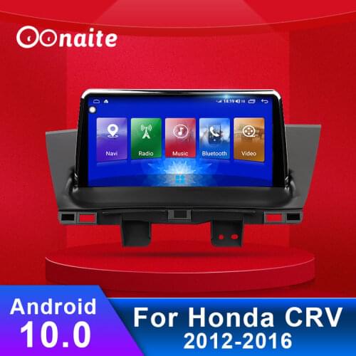 For Honda CRV Navigator in Dash Car Radio Multimedia Video Player Navigation GPS Map 9.66 Inch Double Din Android Car Stereo