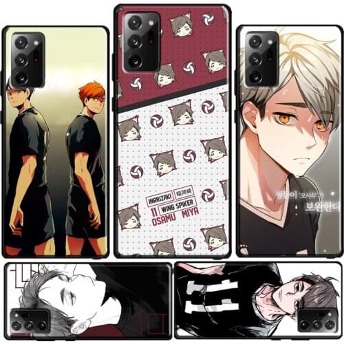 Miya Osamu Haikyuu Case For Samsung Galaxy Note 20 Ultra Note 10 Plus S8 S9 S10 Plus S20 FE S21 Ultra Coque