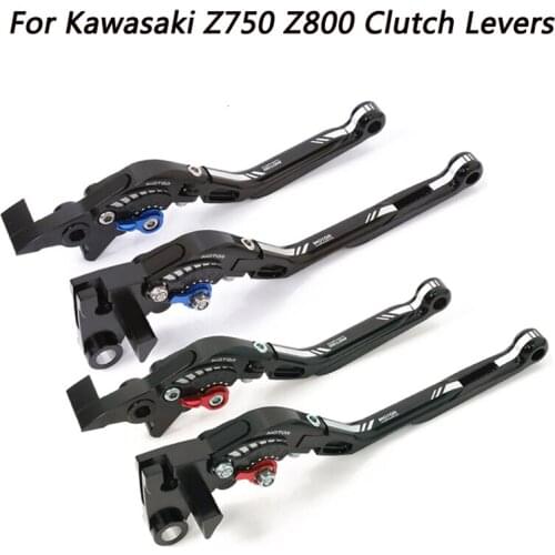 For Kawasaki Z750 Z800 2013-2017 Motorcycle Accessories CNC Aluminum Adjustable Folding Extendable Brake Clutch Levers