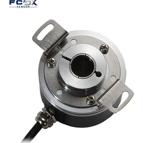 E58H15-4096-3-T-24 60mm Line driver 5VDC 1024/4096 ppr incremental hallow shaft rotary encoder