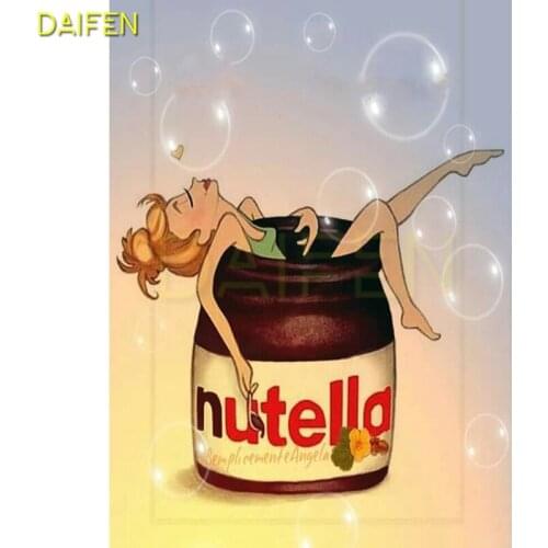 Full Round Diamond embroidery Bubble Strawberry Full Square Diamond painting Cross stitch Cartoon girl DIY Diamond mosaic fruit