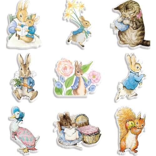Cute Rabbit Planar Resins DIY Crafts Home Decoration Accessories 30 Pieces/lot