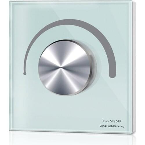 Model #:T1-K; 3 channel/single color led panel knob type controller;12-24VDC input; 4A*3CH output