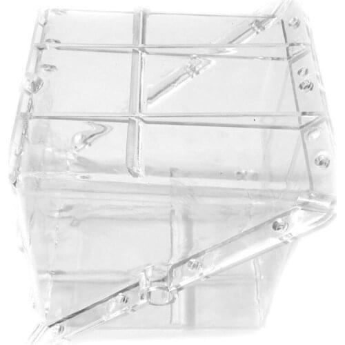 Plastic Clear Heart Square Watermelon Growing Mold Transparent Fruit Growth Forming Shaping Mould