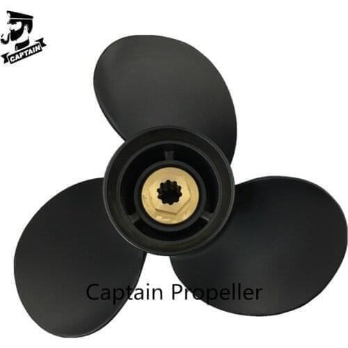 10.25x12 Outboard Propeller Fit Mercury Mariner Engines 25HP 28HP 30HP Aluminum 10 Tooth Spline